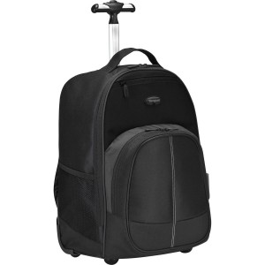 Targus 16" Compact Rolling Backpack Roller Bags Svarta | 3617RYMAF